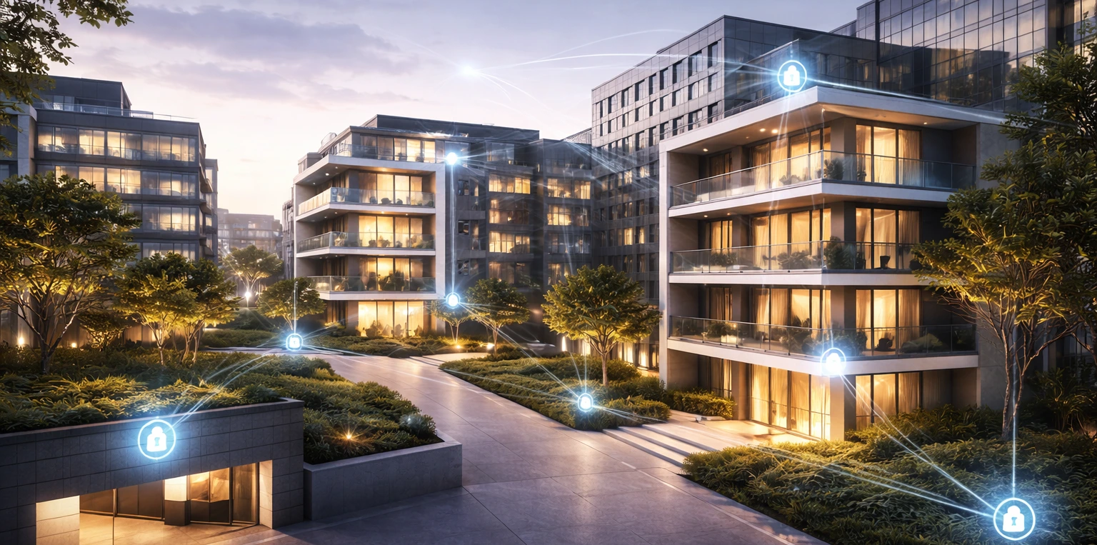 Security systems overview with CCTV, access control and intercom